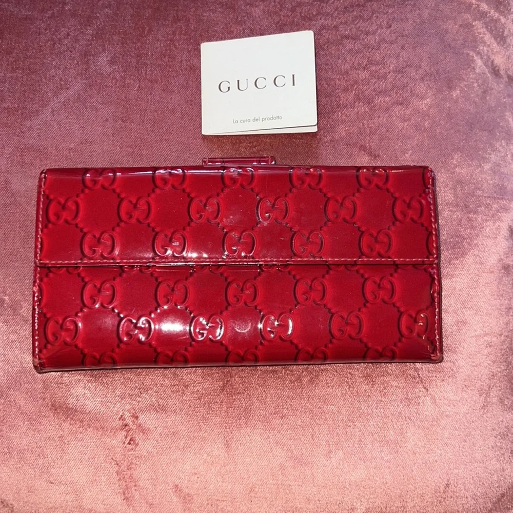 Gucci Red Women's Wallet - Picture 5 of 5